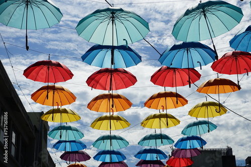 colorful umbrellas