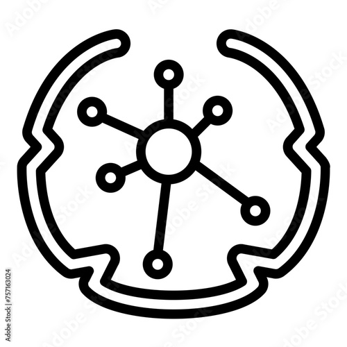 Vector Design Insightful Network Icon Style