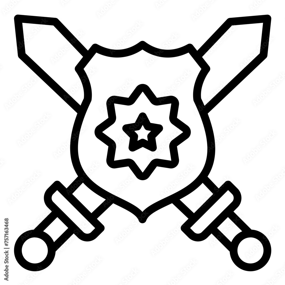 Vector Design Guardian Seal Icon Style Vector Design Guardian Seal Icon Style