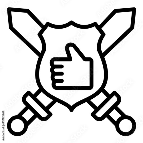 Vector Design Sure Guardian Icon Style