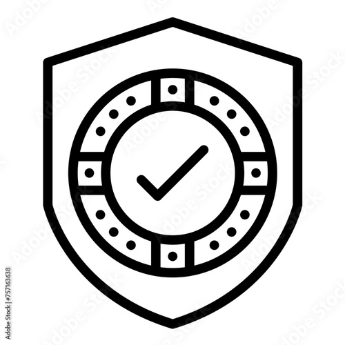 Vector Design Sure Safe guard Icon Style