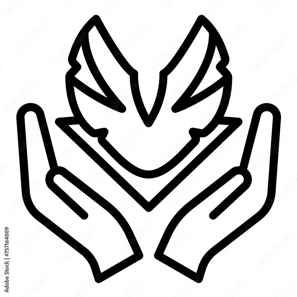 Fototapeta premium Vector Design Trust Vanguard Icon Style