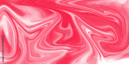 Abstract background of mixed shades of colorful nail polish with a marble pattern. Creative background colorful red liquid paint. Bright and shinny red background for any graphics design.