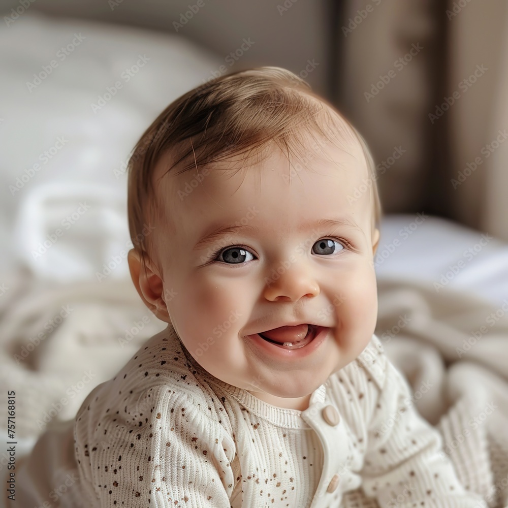Cute Baby smiling