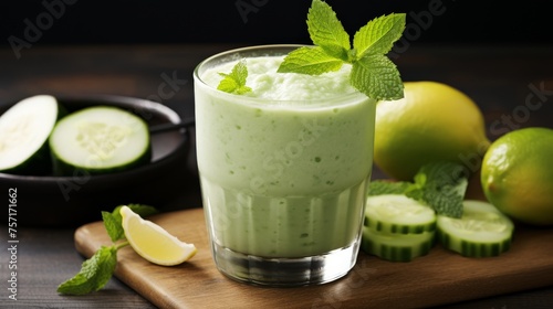 Cool Cucumber Mint Shake
