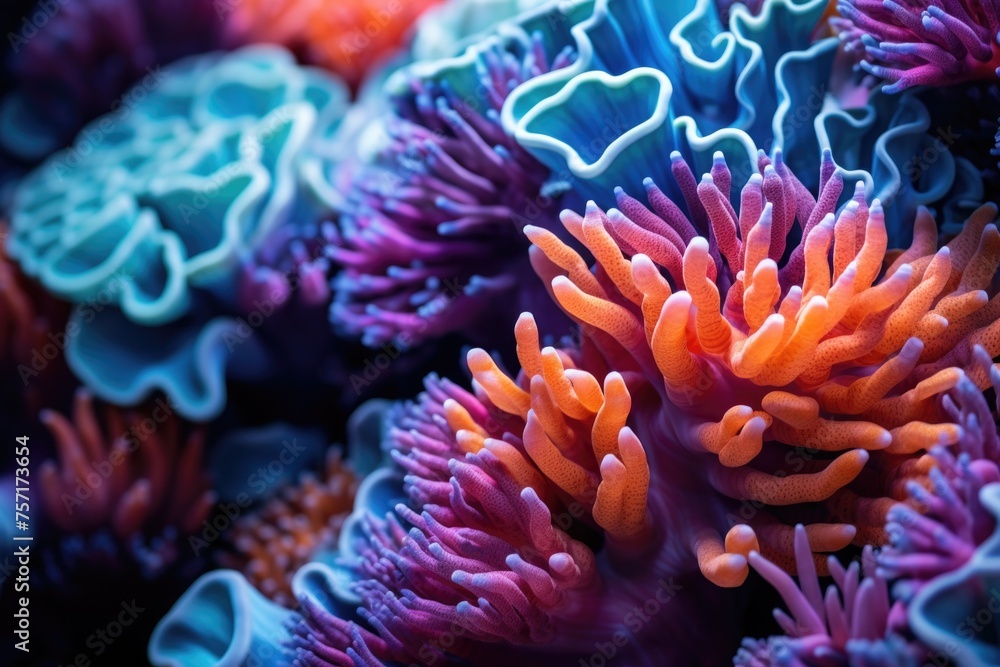 © Natalia - Macro shot on hammer LPS coral polyps