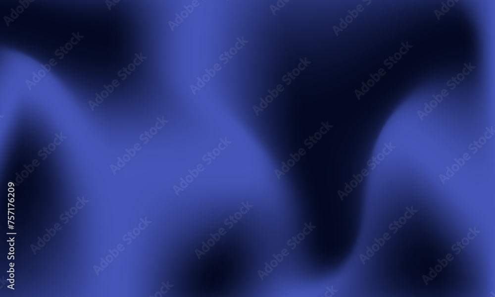 Mysterious and dynamic Black and Blue Abstract Background.  Vector.