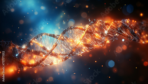 image of a lot of the 64 dna codons with genetic photo