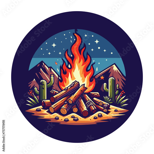 campfire t shirt and logo 