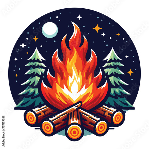 campfire t shirt and logo 
