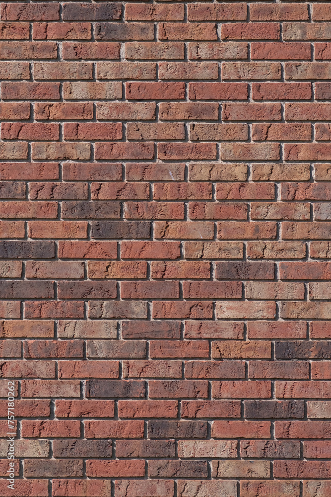 Obraz premium Selective focus brick wall copy space background image perfect day light