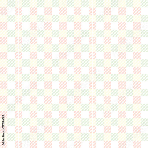 Plaid seamless pattern, plaid print in pastel colors.