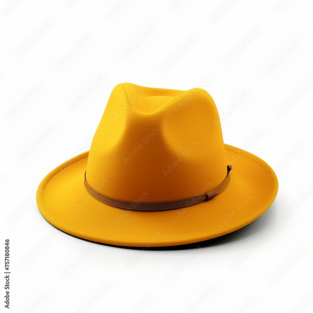 Yellow Hat isolated on white background Yellow Hat isolated on white background