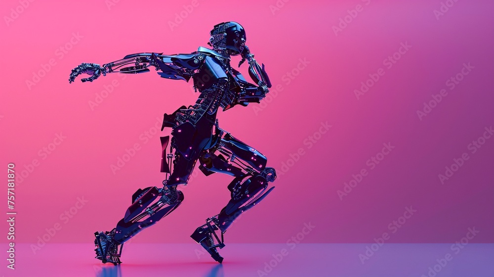A digital interpretation of a robotic dance