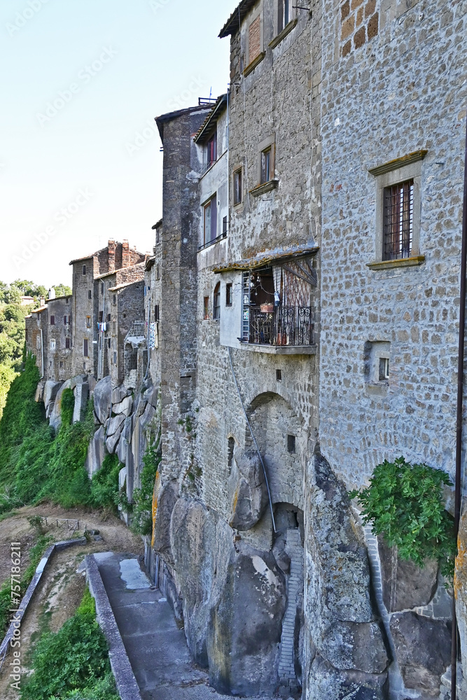 Vitorchiano, panorama dalle mura esterne - Viterbo, Tuscia Lazio	
