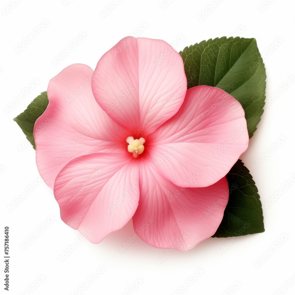 Impatiens Flower, isolated on white background