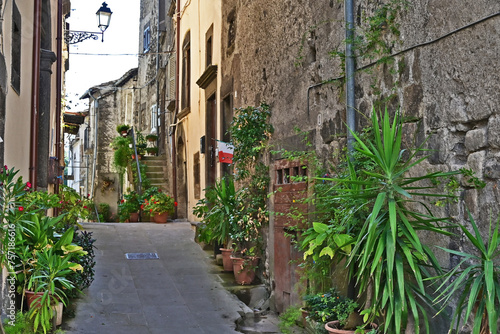 Vitorchiano, strade, vicoli, piazze e case della città medievale - Viterbo, Tuscia Lazio	 photo