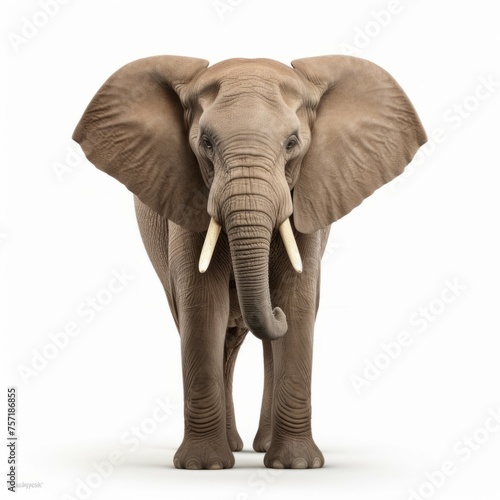 Elephant isolated on white background