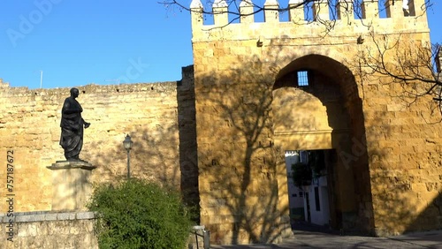 Almodovar Gate in Cordova, Spain photo