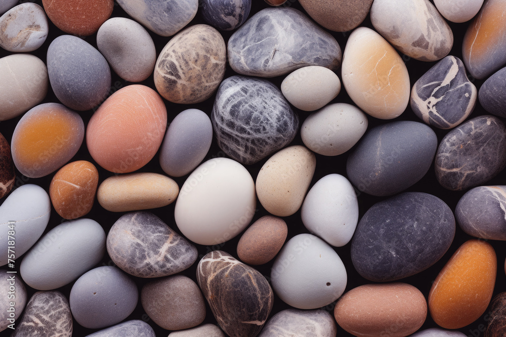 Top view of rocks arranged in a background. Top view of rocks arranged in a background.