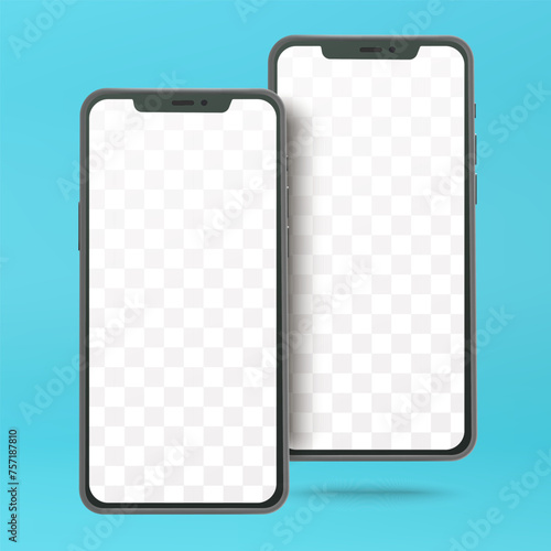 Realistic smartphone mockup design