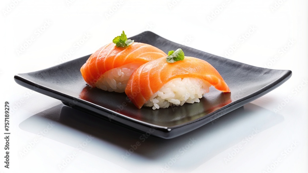 sushi with salmon sushi with salmon