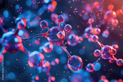 Numerous bubbles floating in mid-air, creating a mesmerizing spectacle of translucent spheres, Leading-edge nanotechnology for targeted drug delivery, AI Generated