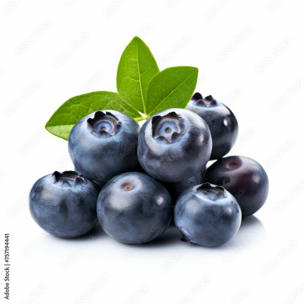 Blueberries isolated on white background Blueberries isolated on white background