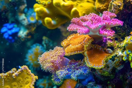 Colorful coral reef © Zero Zero One