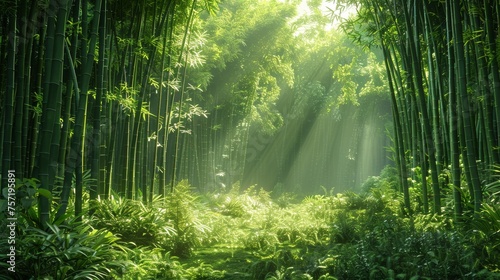 Forest made of bamboo © Zaleman
