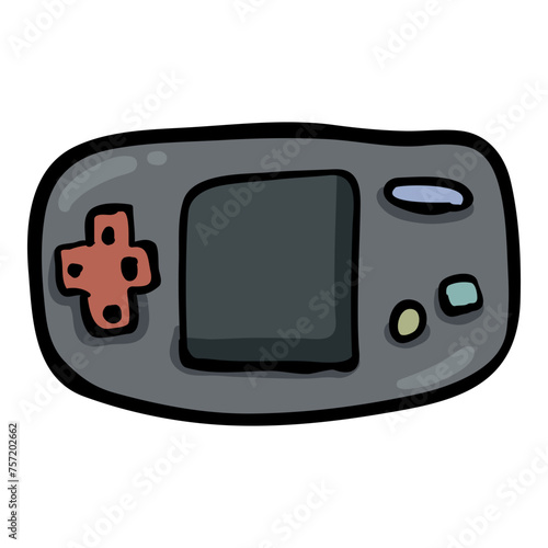 Gamepad Hand Drawn Doodle Icon
