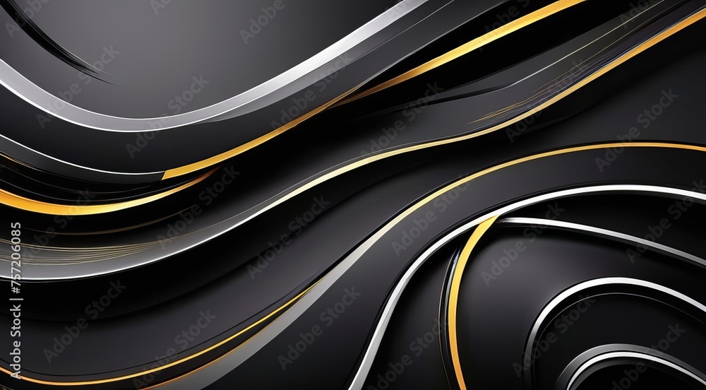 Obraz premium abstract 3d wave background