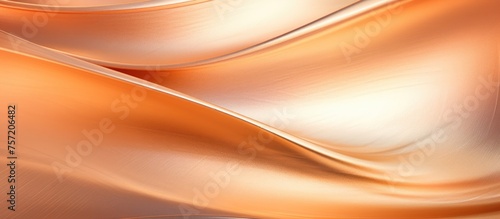 A detailed shot showcasing the intricate pattern of brown and amber hues in a swirl of orange and white fabric, resembling the tints and shades found in a peach plants liquid ingredient