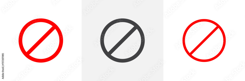 Stop Sign Isolated Line Icon Style Design. Simple Vector Illustration Stop Sign Isolated Line Icon Style Design. Simple Vector Illustration