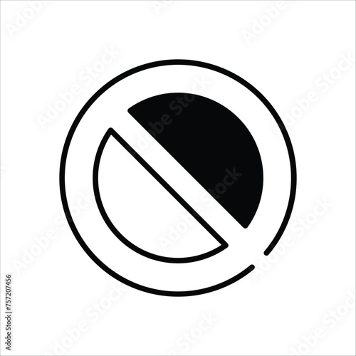 Prohibition icon