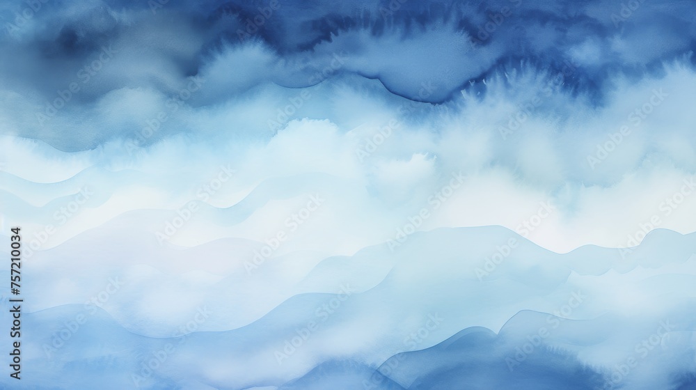 Abstract ombre watercolor background with Royal Blue, Sky Blue, White Abstract ombre watercolor background with Royal Blue, Sky Blue, White