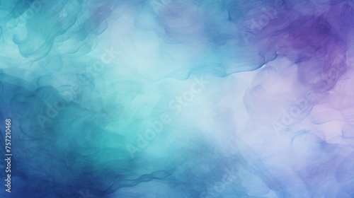 Abstract ombre watercolor background with Navy blue, Teal blue, Dusty purple