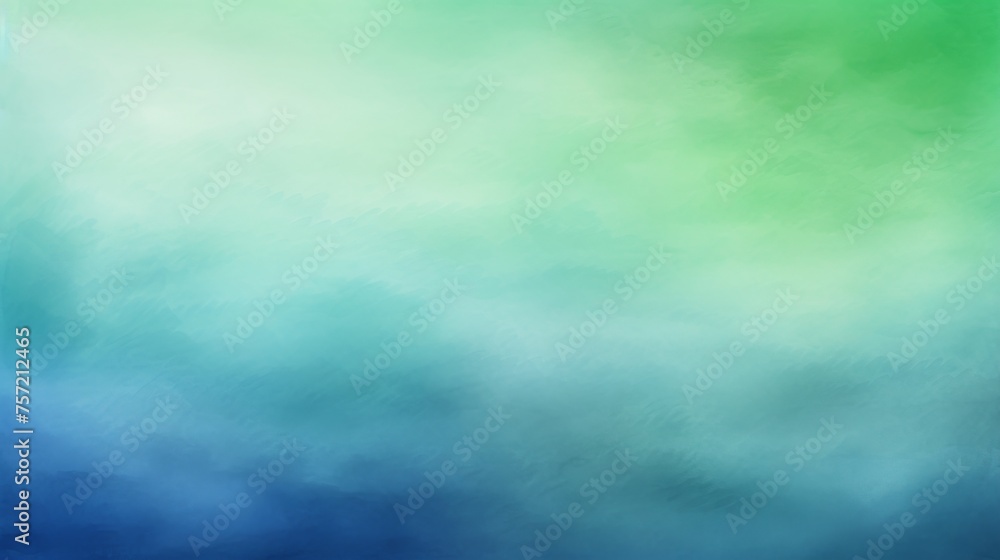 Abstract ombre watercolor background with Deep blue, Steel gray, Neon green