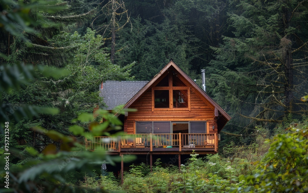 Serene Forest Cabin Getaway