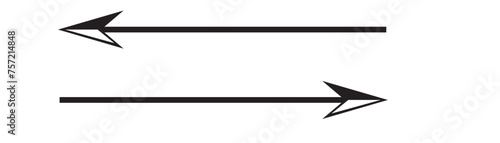 Long arrow vector icon