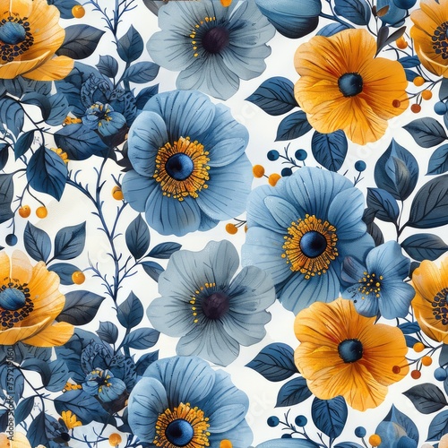 Floral Patterns seamless for background