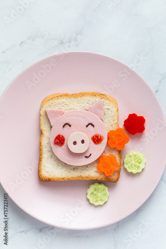 Art kids food sandwich idea,
