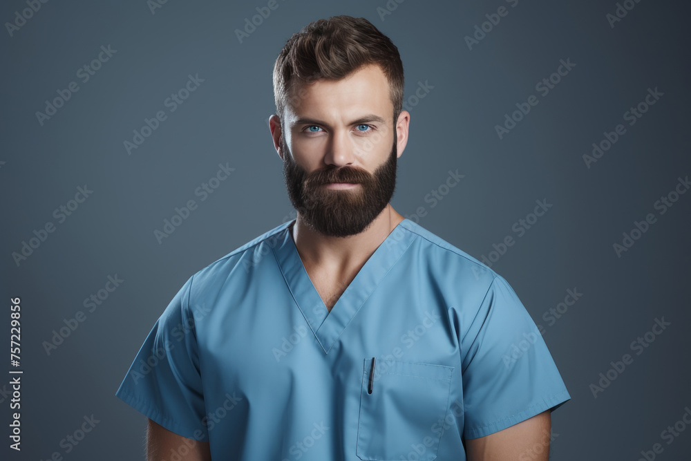 Portrait of a professional male nurse Portrait of a professional male nurse