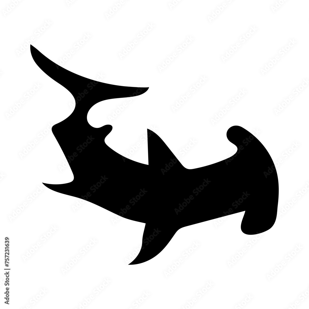 Fototapeta premium Sea Animal Silhouette