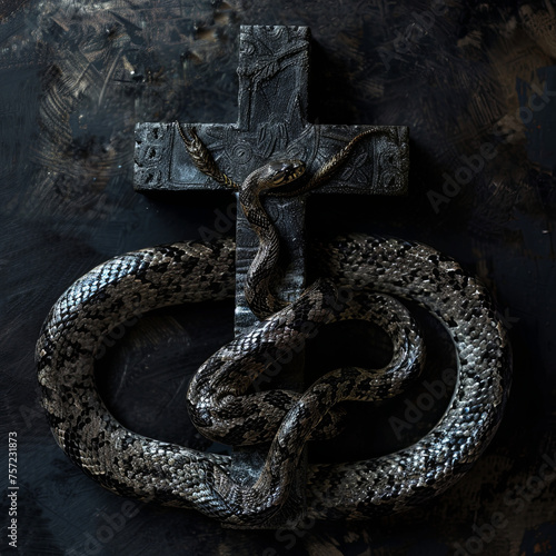 snake on the cross