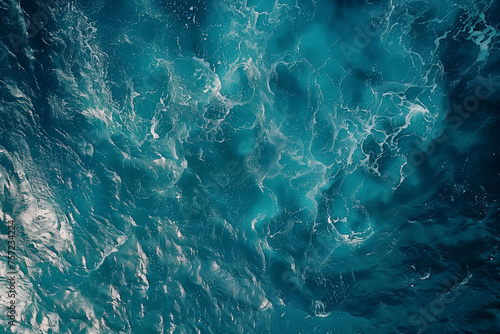 top view of ocean surface