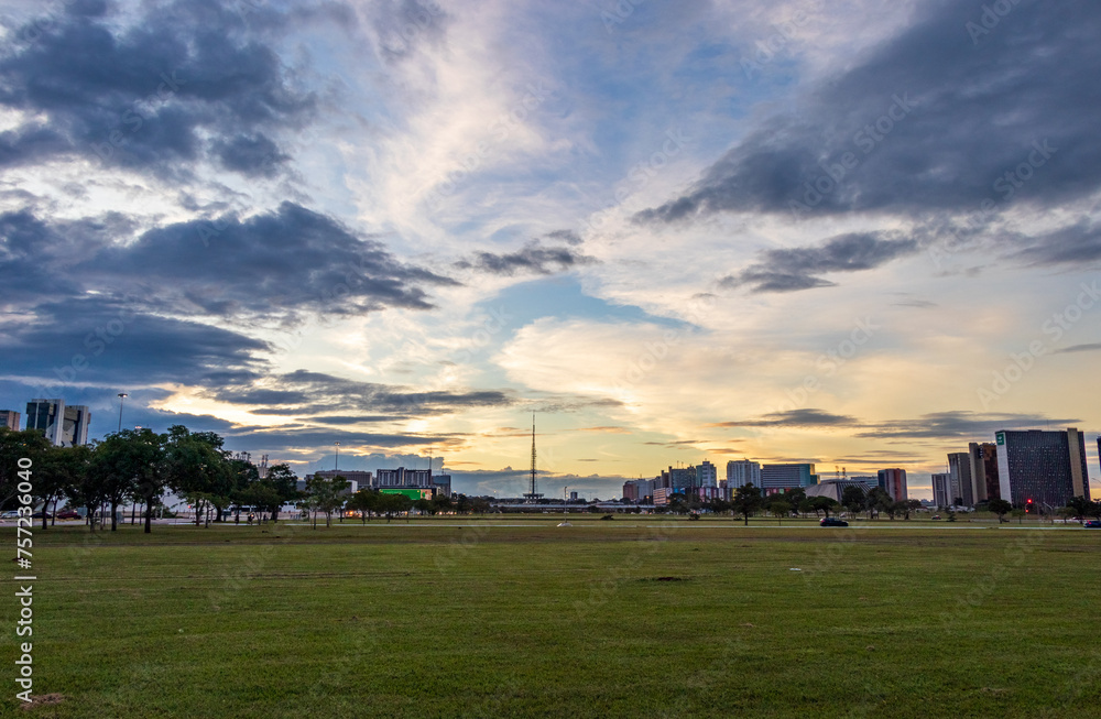 esplanade of ministries in Brasília, Brazil