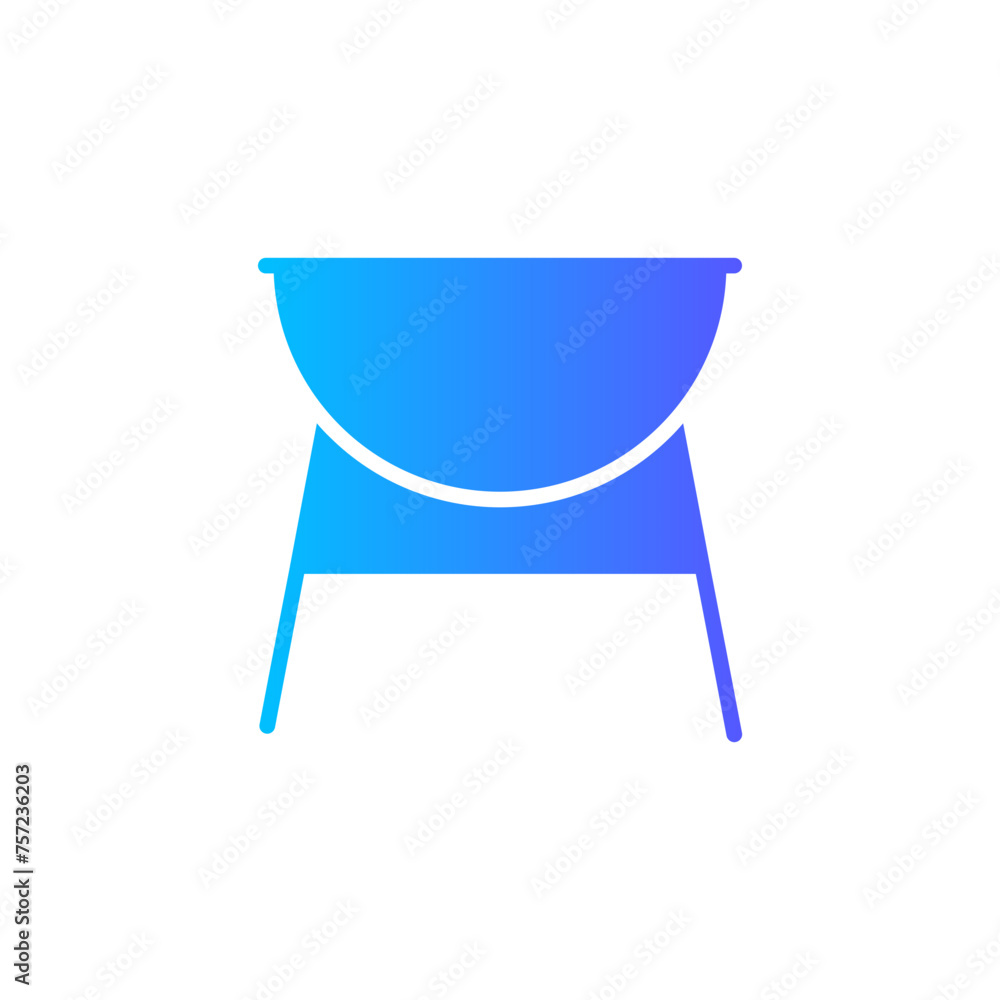 barbecue gradient icon barbecue gradient icon