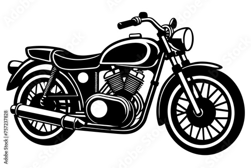 illustration of a motorcycle