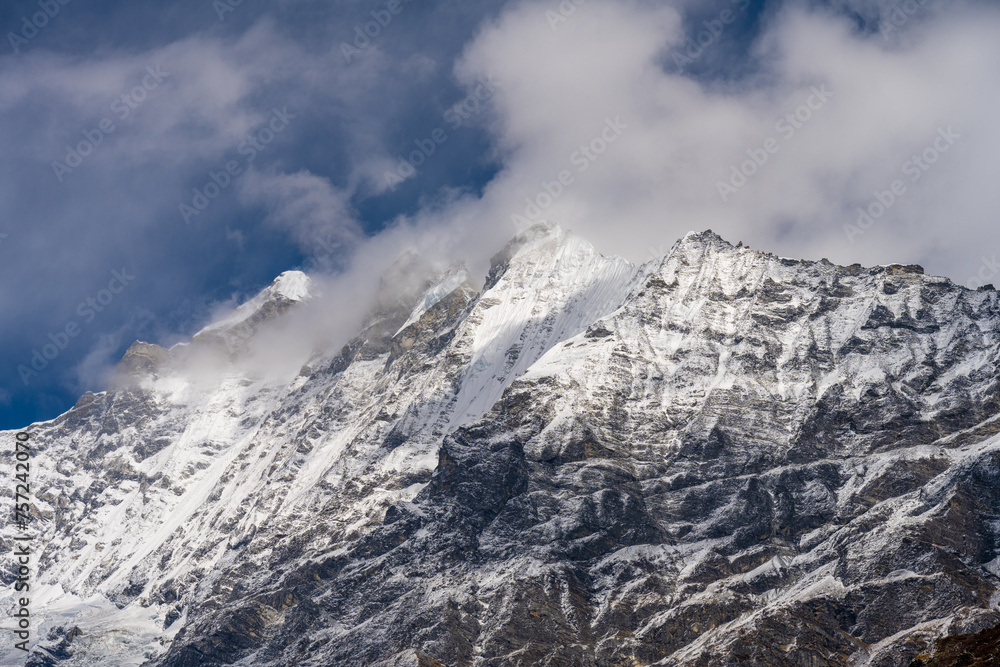 Ethereal Peaks of Langtang Valley - View from Kyanjin Ri, Nepal
